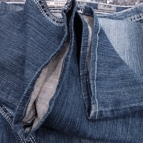 Men's BKE Derick Jeans 33R by Approx. 30 Leg Blue Pre-Owned - Picture 15 of 15